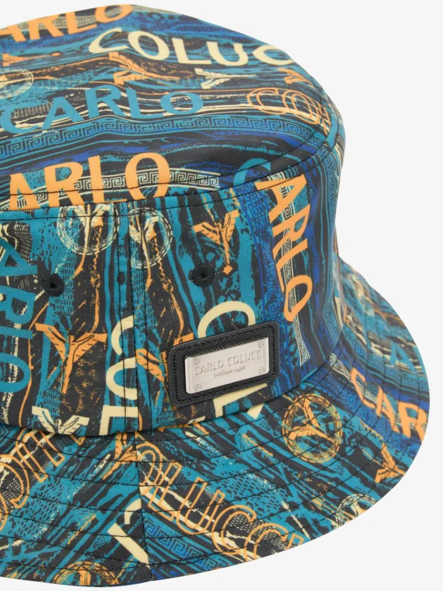 Carlo Colucci Mützen & Hüte*Unisex Fischerhut - De Joannon mehrfarbig bedruckt