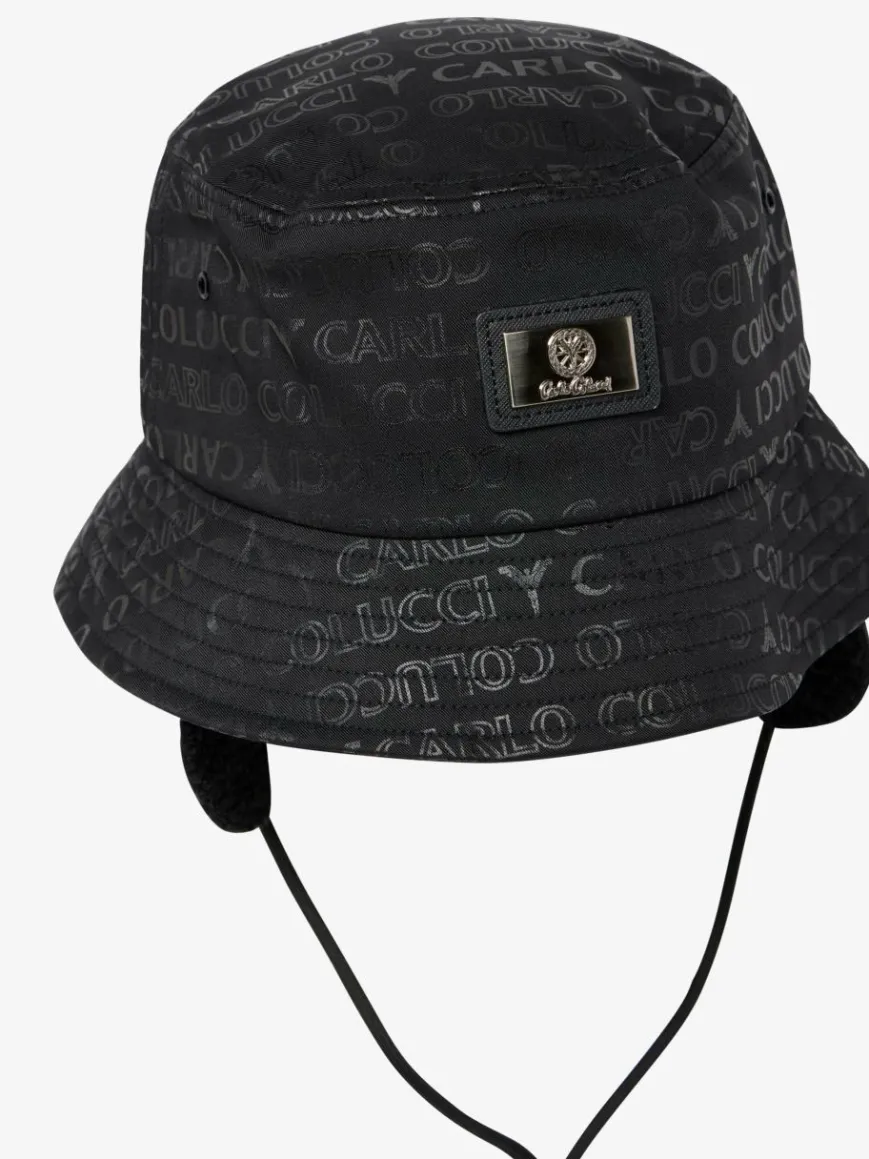 Carlo Colucci Mützen & Hüte*Unisex Fischerhut - Dignani schwarz uni