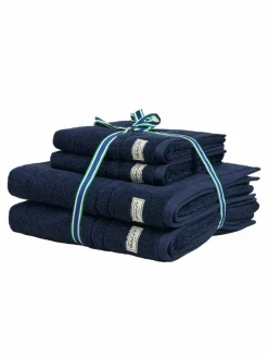 Gant Heimtextilien*Unisex Handtuch 4er Pack marine uni