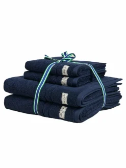 Gant Heimtextilien*Unisex Handtuch 4er Pack marine uni