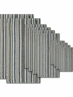 Cawö Heimtextilien*Unisex Handtuch 1er Pack, 10er Pack beige gestreift