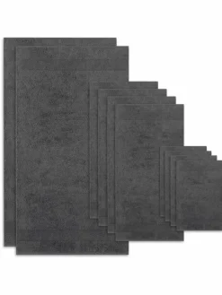 Villeroy & Boch Heimtextilien*Unisex Handtuch 1er Pack, 10er Pack grau uni