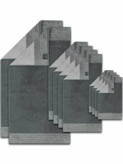 Cawö Heimtextilien*Unisex Handtuch 1er Pack, 10er Pack grau uni