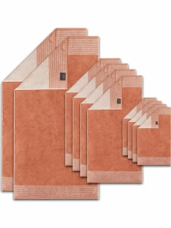 Cawö Heimtextilien*Unisex Handtuch 1er Pack, 10er Pack orange uni