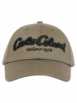 Carlo Colucci Mützen & Hüte*Unisex, Herren Baseball Cap - Elezi oliv uni