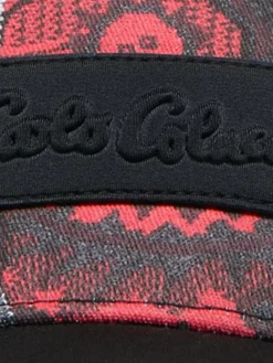 Carlo Colucci Mützen & Hüte*Unisex, Herren Baseball Cap - Deanesi rot gemustert