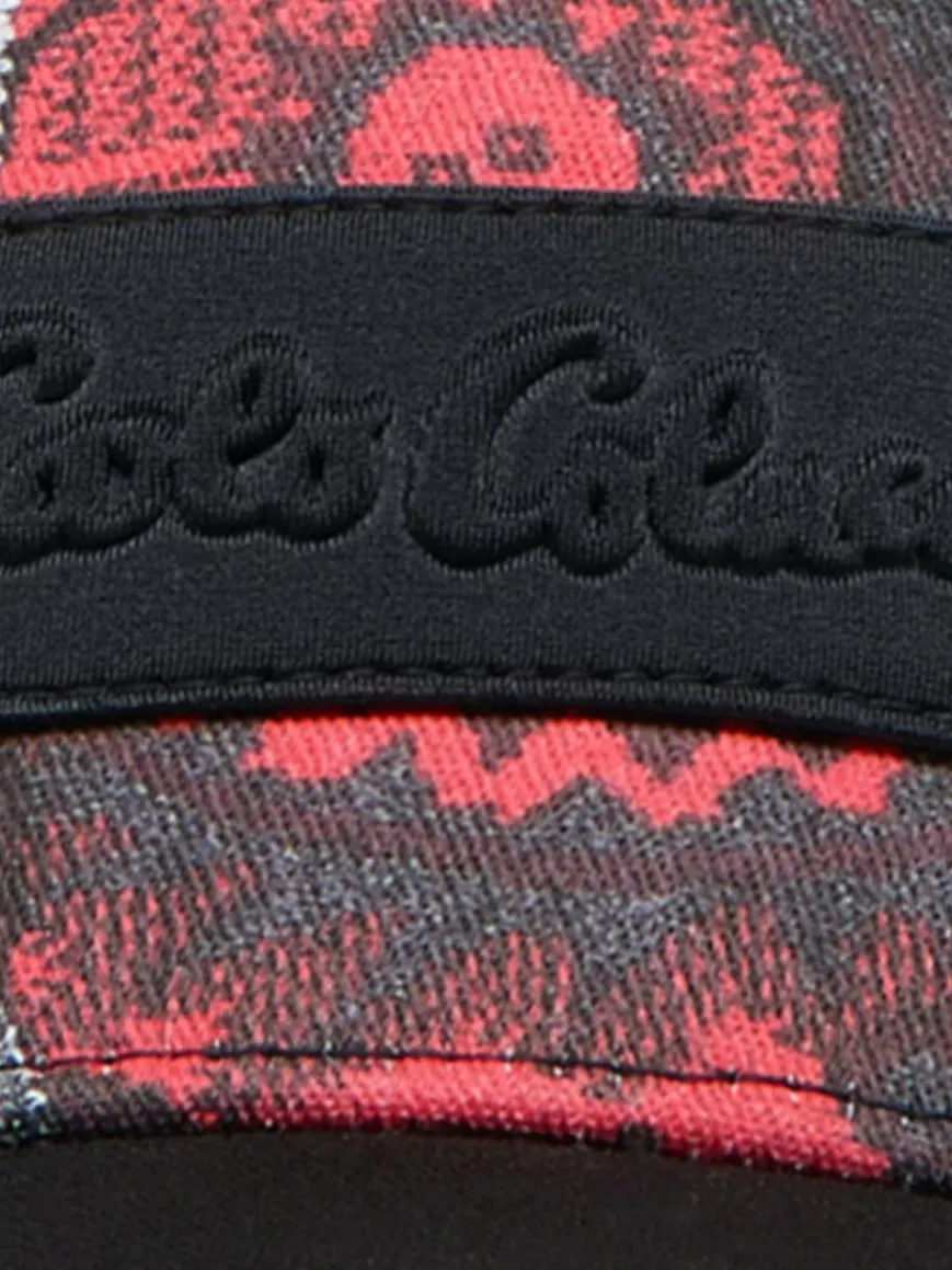 Carlo Colucci Mützen & Hüte*Unisex, Herren Baseball Cap - Deanesi rot gemustert