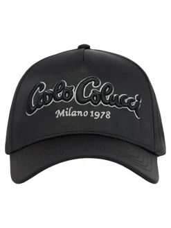 Carlo Colucci Mützen & Hüte*Unisex, Herren Baseball Cap - Egli schwarz uni