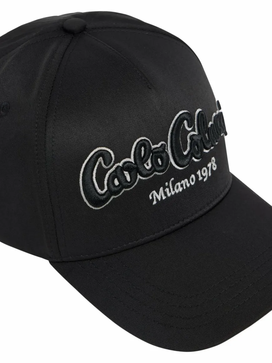 Carlo Colucci Mützen & Hüte*Unisex, Herren Baseball Cap - Egli schwarz uni