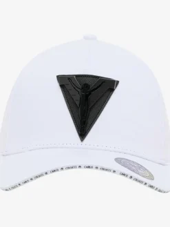 Carlo Colucci Mützen & Hüte*Unisex, Herren Baseball Cap - Colzani weiß uni