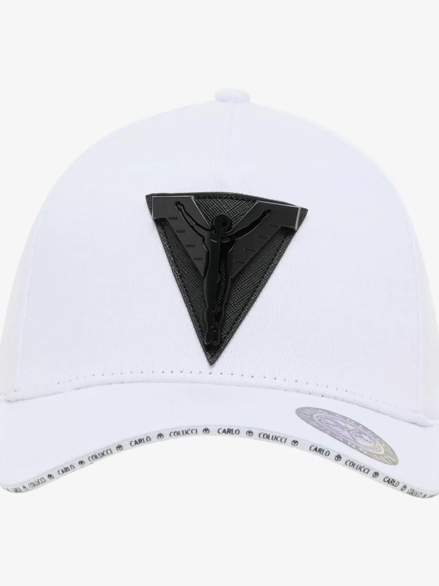 Carlo Colucci Mützen & Hüte*Unisex, Herren Baseball Cap - Colzani weiß uni