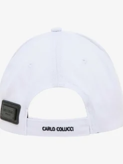 Carlo Colucci Mützen & Hüte*Unisex, Herren Baseball Cap - Colzani weiß uni