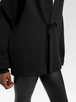 Carlo Colucci Sweatshirts & Sweatjacken*Unisex, Herren Sweatjacke - Dusini schwarz gemustert