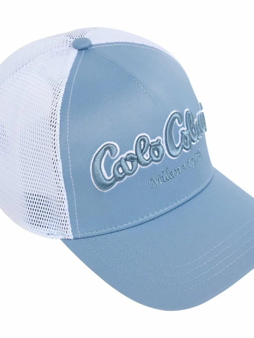 Carlo Colucci Mützen & Hüte*Unisex, Herren Trucker Cap - Dujanic weiß uni