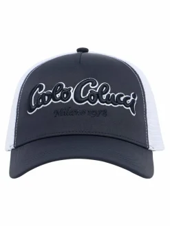 Carlo Colucci Mützen & Hüte*Unisex, Herren Trucker Cap - Dujanic weiß uni