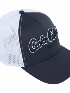 Carlo Colucci Mützen & Hüte*Unisex, Herren Trucker Cap - Dujanic weiß uni