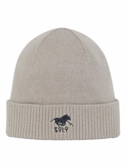 Polo Sylt Mützen & Hüte*Unisex Mütze beige hellgrau bedruckt