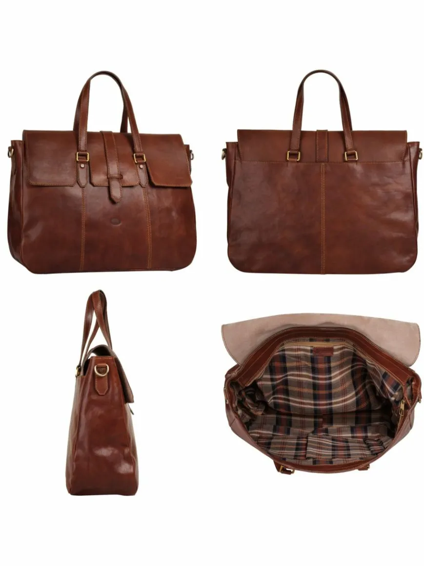 piké Taschen & Rucksäcke*Unisex Reisetasche braun uni