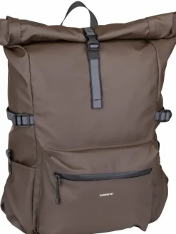 Sandqvist Taschen & Rucksäcke*Unisex Rucksack - Ruben 2.0 Rolltop braun uni