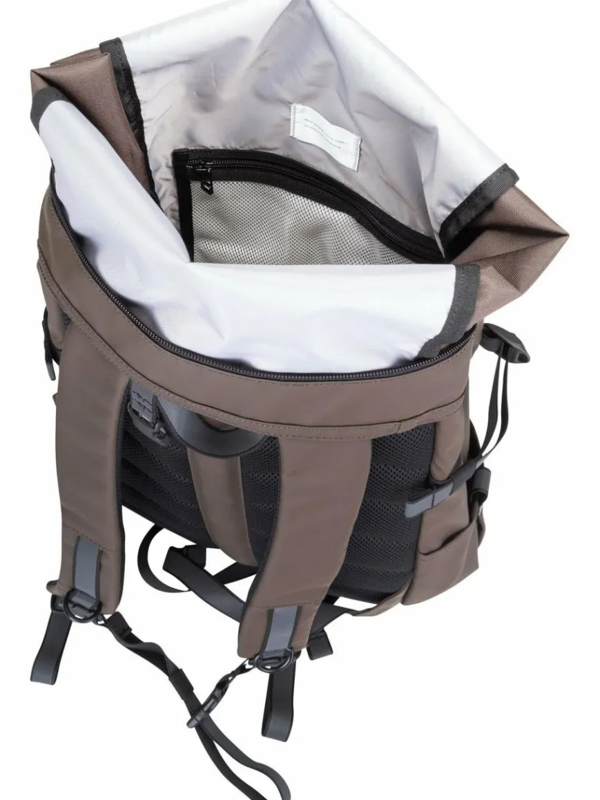 Sandqvist Taschen & Rucksäcke*Unisex Rucksack - Ruben 2.0 Rolltop braun uni