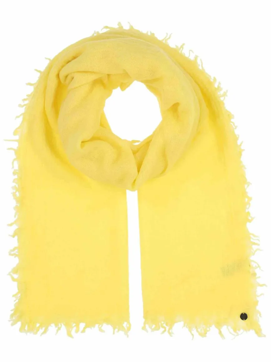 Fraas Schals & Tücher*Unisex Schal gelb uni