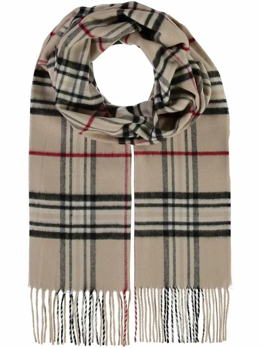 Giorgio Rimaldi Schals & Tücher*Unisex Schal beige kariert