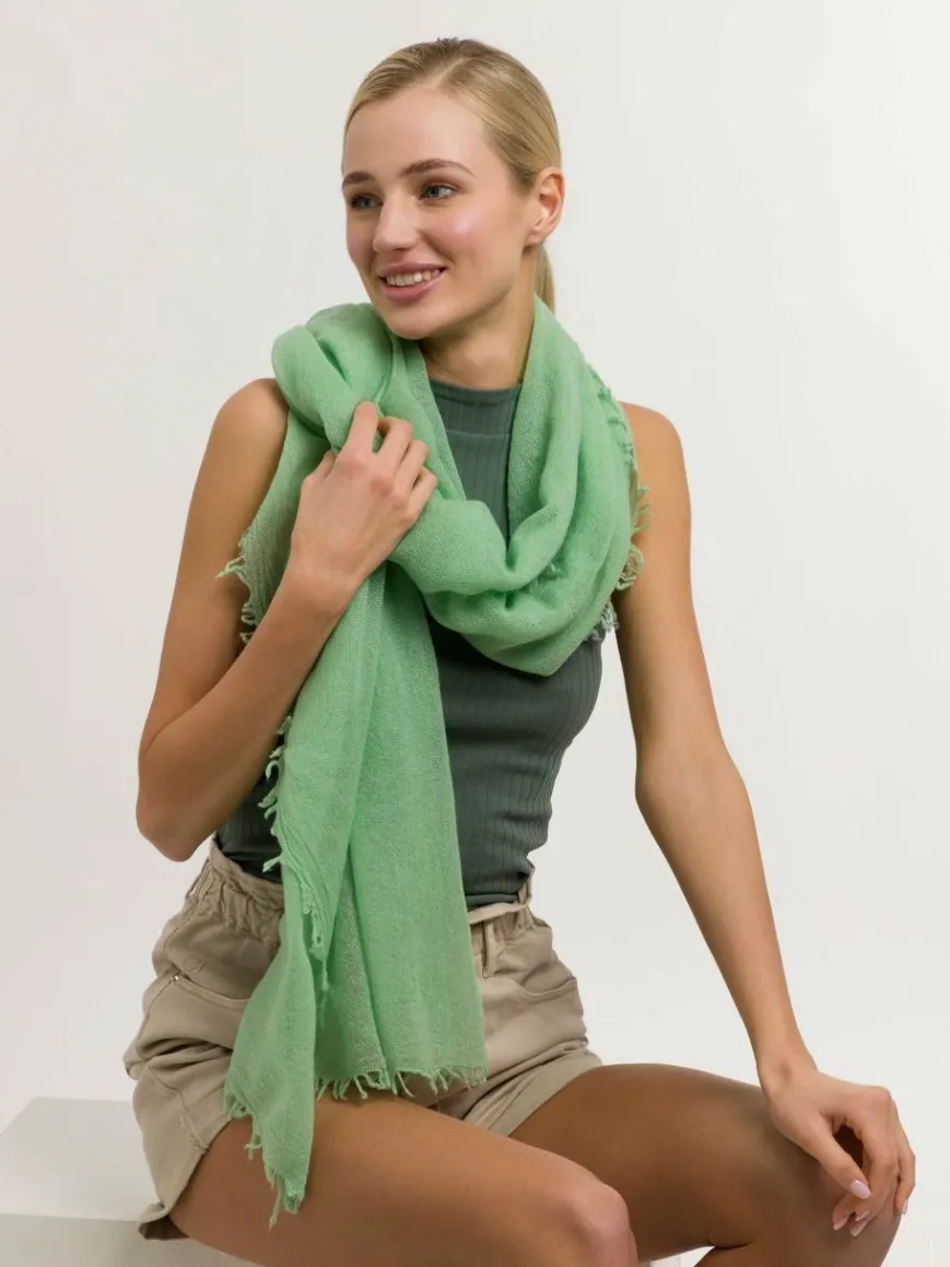 Fraas Schals & Tücher*Unisex Schal grün uni