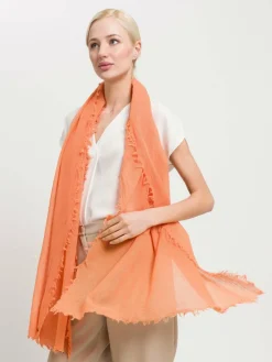 Fraas Schals & Tücher*Unisex Schal aprikot uni