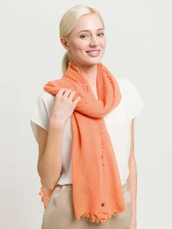 Fraas Schals & Tücher*Unisex Schal aprikot uni