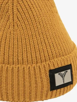 Carlo Colucci Mützen & Hüte*Unisex Schiebermütze - Dallo gelb gemustert