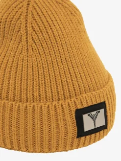 Carlo Colucci Mützen & Hüte*Unisex Schiebermütze - Dallo gelb gemustert