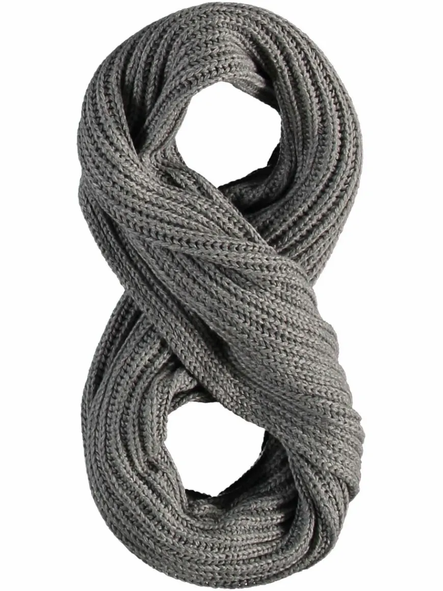 Giorgio Rimaldi Schals & Tücher*Unisex Schlauchschal hellgrau uni