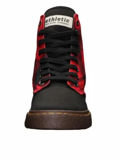 Ethletic Sneaker*Unisex Sneaker rot kariert