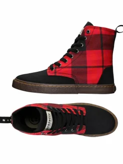 Ethletic Sneaker*Unisex Sneaker rot kariert