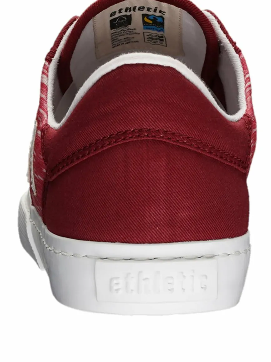 Ethletic Sneaker*Unisex Sneaker rot gestreift