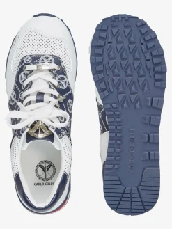 Carlo Colucci Sneaker*Unisex Sneaker - Dal Molin blau gemustert