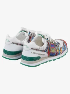 Carlo Colucci Sneaker*Unisex Sneaker - Dal Piaz blau gemustert