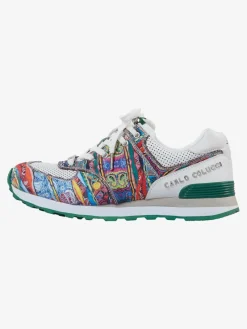 Carlo Colucci Sneaker*Unisex Sneaker - Dal Piaz blau gemustert