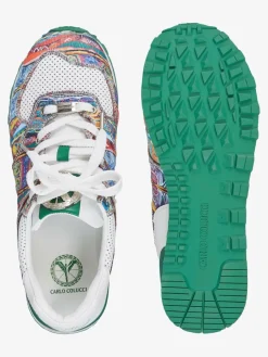 Carlo Colucci Sneaker*Unisex Sneaker - Dal Piaz blau gemustert