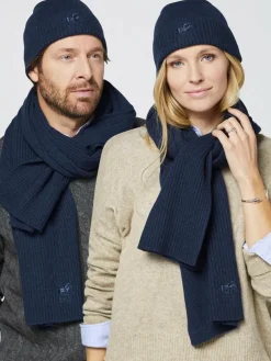 Polo Sylt Mützen & Hüte*Unisex Strickmütze blau bedruckt