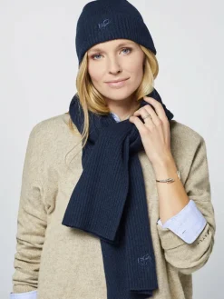 Polo Sylt Mützen & Hüte*Unisex Strickmütze blau bedruckt