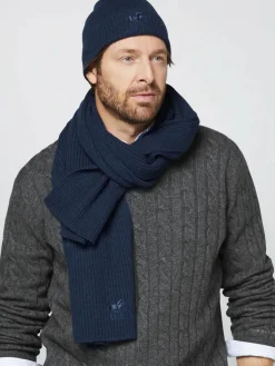 Polo Sylt Mützen & Hüte*Unisex Strickmütze blau bedruckt