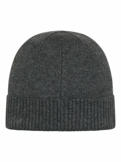 Polo Sylt Mützen & Hüte*Unisex Strickmütze grau bedruckt