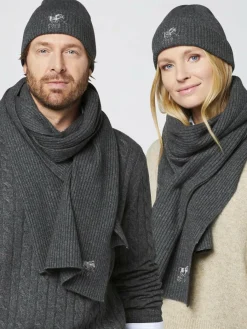 Polo Sylt Mützen & Hüte*Unisex Strickmütze grau bedruckt