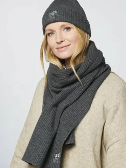 Polo Sylt Mützen & Hüte*Unisex Strickmütze grau bedruckt