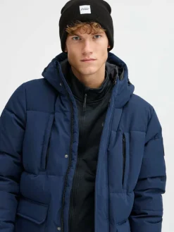 North Bend Mützen & Hüte*Unisex Strickmütze - NBLou schwarz bedruckt