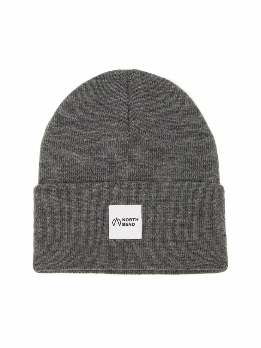 North Bend Mützen & Hüte*Unisex Strickmütze - NBLou grau bedruckt