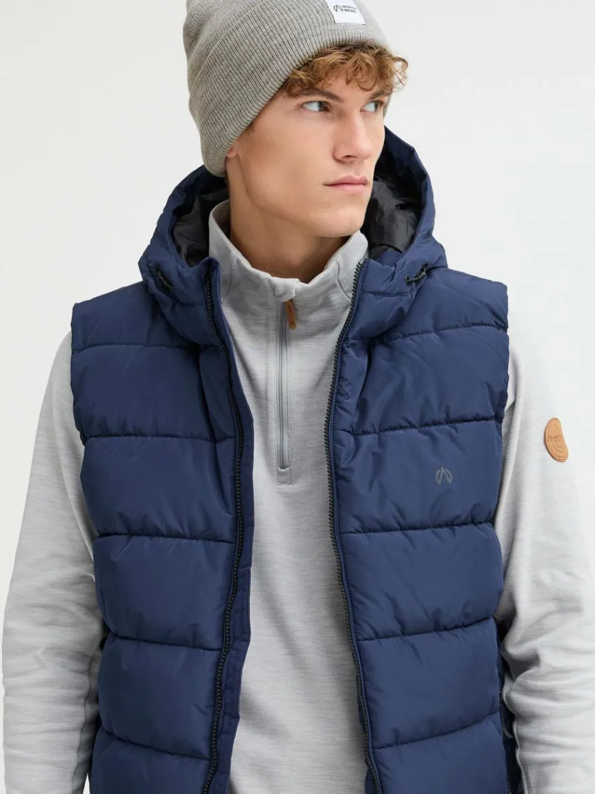 North Bend Mützen & Hüte*Unisex Strickmütze - NBLou hellgrau bedruckt