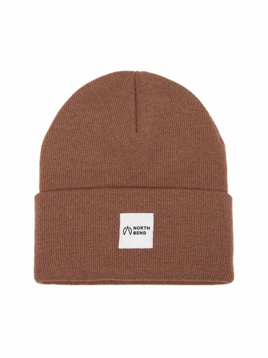 North Bend Mützen & Hüte*Unisex Strickmütze - NBLou braun bedruckt
