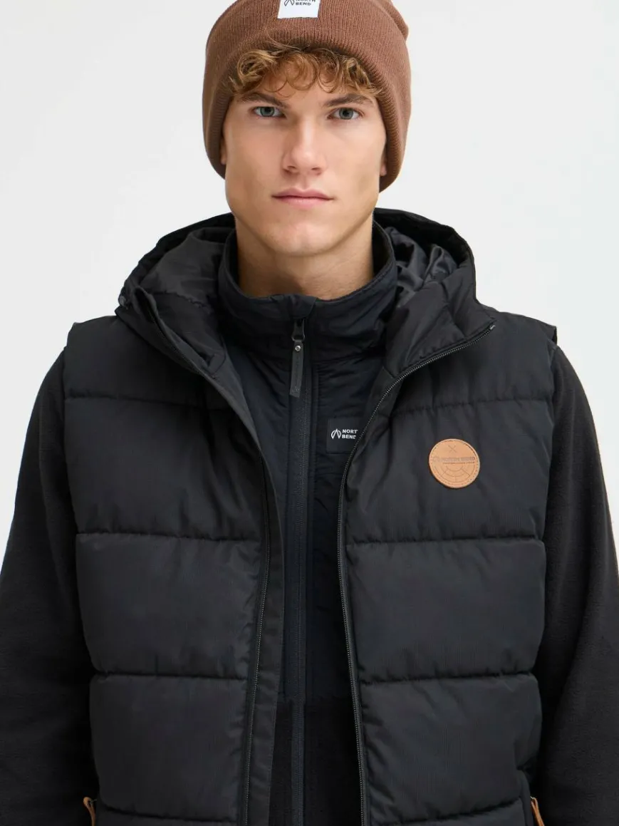 North Bend Mützen & Hüte*Unisex Strickmütze - NBLou braun bedruckt